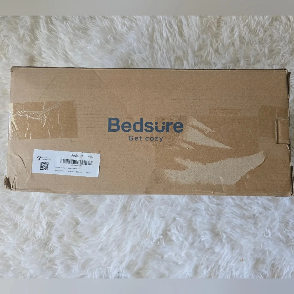 Bedsure Tufted Boho Comforter Set Twin Size - Grayish Purple Boho All Season
